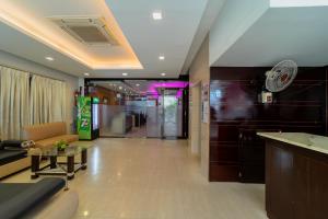 The lobby or reception area at Ranas Residency