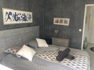 Posteľ alebo postele v izbe v ubytovaní LaMer