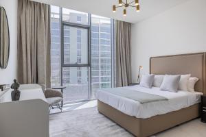Katil atau katil-katil dalam bilik di Fully Furnished I Lagoons View I District One