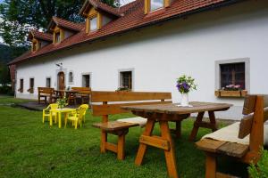 Vonkajšia záhrada v ubytovaní Ferien am Land - WALDBAUER