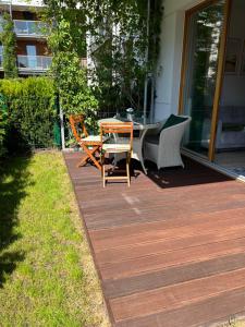 Zahrada ubytování Nadmorski Dwór - Green Apartment
