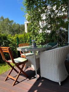 Zahrada ubytování Nadmorski Dwór - Green Apartment