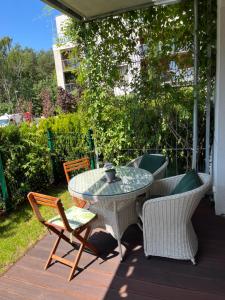 Zahrada ubytování Nadmorski Dwór - Green Apartment