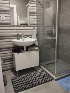 Kopalnica v nastanitvi Apartman Green!!