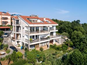 an aerial view of a large white house at Vrata Jadrana in Rijeka