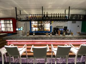 Lounge nebo bar v ubytování Hôtel 16 | 150 Montagne & Spa Nuxe