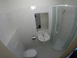 Koupelna v ubytování Centrum Ubytování Břeclav