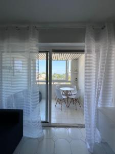 Posezení v ubytování Studio Antibes Port Vauban.