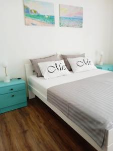 Postel nebo postele na pokoji v ubytování Apartman Frketić