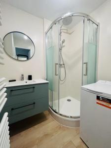 Koupelna v ubytování Bel appartement coeur de Vannes