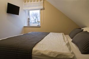 Postel nebo postele na pokoji v ubytování "Strandvilla Seagull - Whg Sunset"