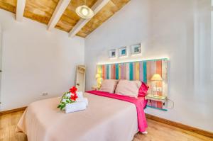 Кровать или кровати в номере Ideal Property Mallorca - Sol de Mallorca 1