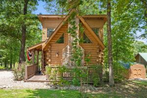 Zahrada ubytování Lil' Treehouse Cabin