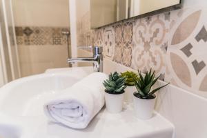 Kúpeľňa v ubytovaní Hotel Planas