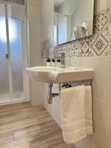 Kúpeľňa v ubytovaní Hotel Planas
