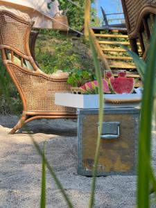 Billede fra billedgalleriet på Idyllisk glamping rett ved elven i Skien