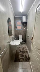 カイロにあるcairo apatmentのバスルーム(洗面台、トイレ付)