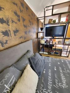 TV a/nebo společenská místnost v ubytování Sleep and drive exclusive