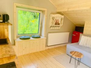 Apartament Widoknastok的休息区