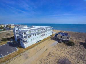 an aerial view of a building on the beach at SC302 - C-View in Kill Devil Hills