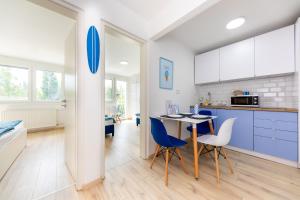 Kuchyň nebo kuchyňský kout v ubytování Balaton Wave Apartments