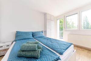 Postel nebo postele na pokoji v ubytování Balaton Wave Apartments