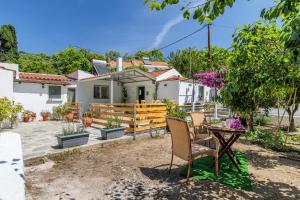 Zahrada ubytování Machis House Skopelos