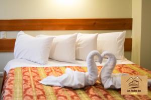 Katil atau katil-katil dalam bilik di Hostal Los Andes