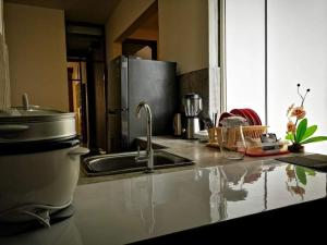 Ett kök eller pentry på Apartamento Banda de Shilcayo
