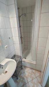 Koupelna v ubytování Pokoje Gościnne Odargowo