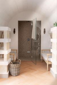Kúpeľňa v ubytovaní Masseria Auraterrae