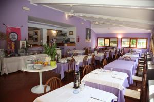Restaurace v ubytování Albergo Rossella