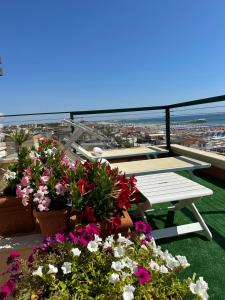 A balcony or terrace at Piccadilly Penthouse with Jacuzzi