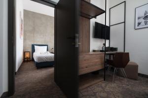 Riverside Hotel Plzeň客房内的一张或多张床位