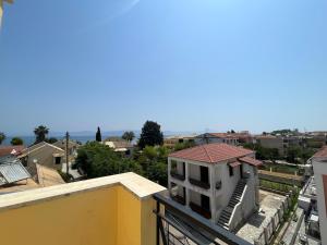 a view from the balcony of a building at Meraki Kavos in Kavos
