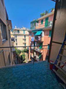 a view from the balcony of a building at Casa Patrizia by PortofinoVacanze in Rapallo