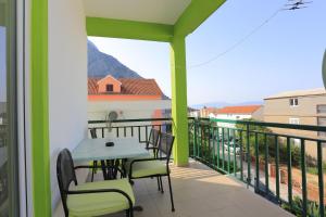 Balkón nebo terasa v ubytování Apartments with a parking space Gradac, Makarska - 2784