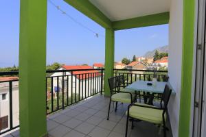 Balkón nebo terasa v ubytování Apartments with a parking space Gradac, Makarska - 2784