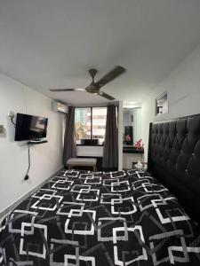 Μια τηλεόραση ή/και κέντρο ψυχαγωγίας στο Apartamento -Laguito-Bocagrande
