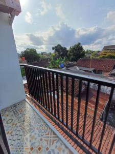 a view from the balcony of a house at Grownicle Living Syariah in Yogyakarta