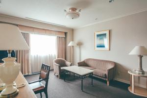 Un lugar para sentarse en Numazu River Side Hotel