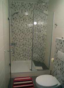A bathroom at Apartments Maligoj