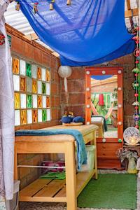 Postel nebo postele na pokoji v ubytování Hotel Kantarrana Urbana Jardin