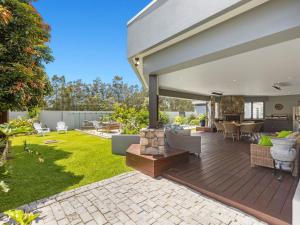 Zahrada ubytování The Doggy Beach House at Pottsville