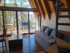 Posezení v ubytování Cabaña sueño real + 12 fotografií