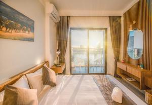 Posezení v ubytování M9 Kirirom Hotel