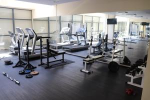 Pusat kecergasan dan/atau kemudahan kecergasan di Sea View Private Studio Paradiso B 508