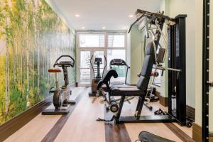 Fitness centrum a/nebo fitness zařízení v ubytování AluaSun Helios Beach - All Inclusive