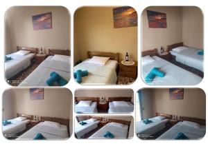 A bed or beds in a room at ''Mary's House'' Entire residence Olympiada Halkidiki Near to Sea 200m !