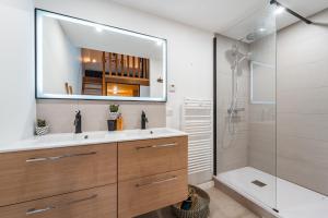 Koupelna v ubytování Loft Cosy et atypique